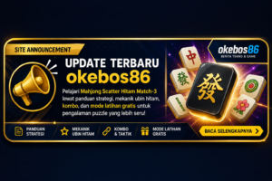 okebos86: Mahjong Scatter Hitam Match-3 Taktik Puzzle